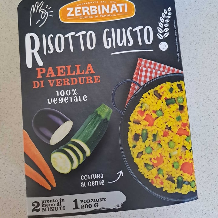 photo of Zerbinati Risotto giusto! Paella di verdure shared by @giulifior on  19 Aug 2023 - review