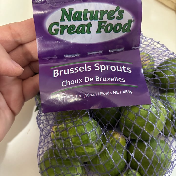 photo of Nature’s Great Food Brussels Sprouts shared by @kristin548 on  08 Dec 2024 - review