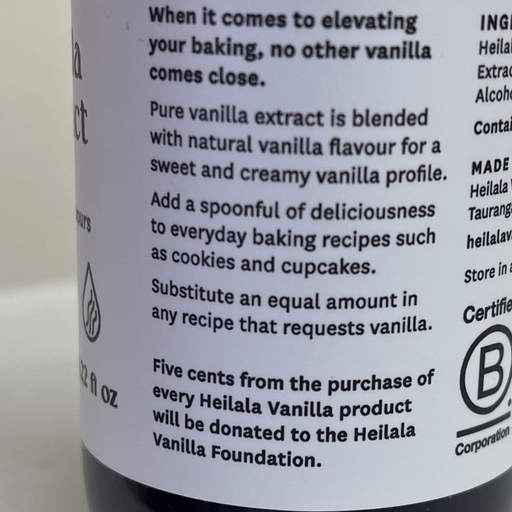 photo of Heilala Vanilla Extract shared by @veganadam on  19 Apr 2024 - review