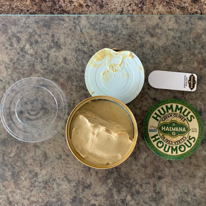 photo of Halvana Green Olives Hummus shared by @louisg on  28 Sep 2023 - review