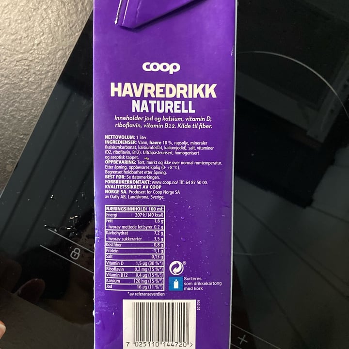 photo of Coop havre drikk shared by @melissa80 on  11 Oct 2025 - review