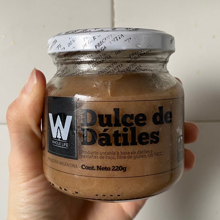 photo of Whole life Pasta de Dátiles shared by @veganiciousbab on  26 Sep 2023 - review