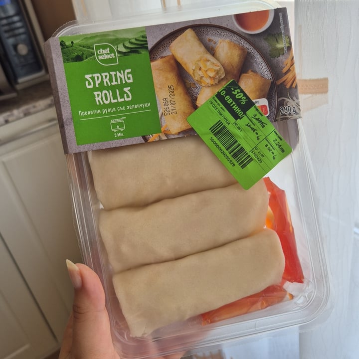 photo of Chef Select Vegetable spring rolls shared by @flouredfingers on  16 Aug 2025 - review