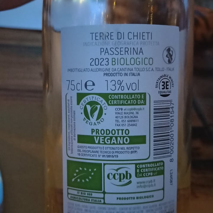 photo of Cantina Tollo Terre Di Chieti Passerina shared by @fedegoesgreen on  22 Sep 2024 - review