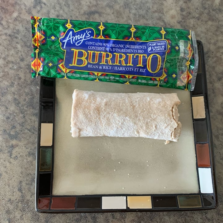 photo of Amy’s Bean & Rice Burrito shared by @louisg on  25 Sep 2023 - review