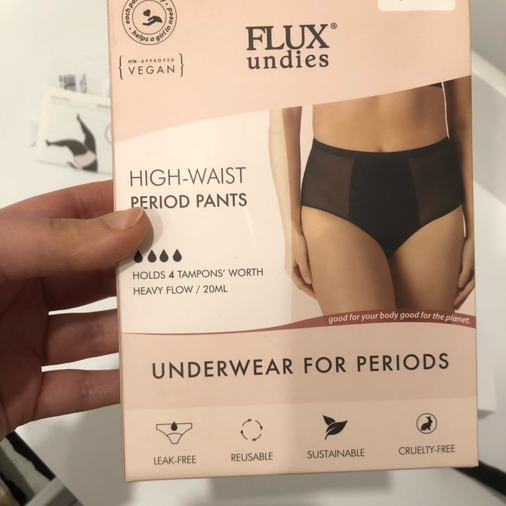 photo of Flux undies high waist period pants shared by @giusimorra on  09 May 2024 - review