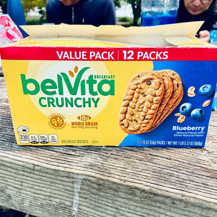 photo of belVita Blueberry Breakfast Biscuits shared by @chiaramauro22 on  28 Aug 2023 - review