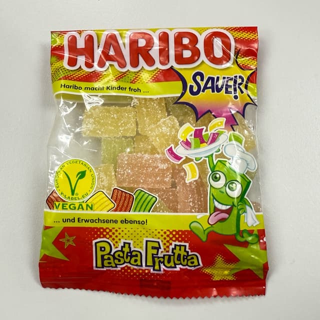 Haribo Pasta-Frutta Sour Candy - 175g Bag Of Fruity German Sweets