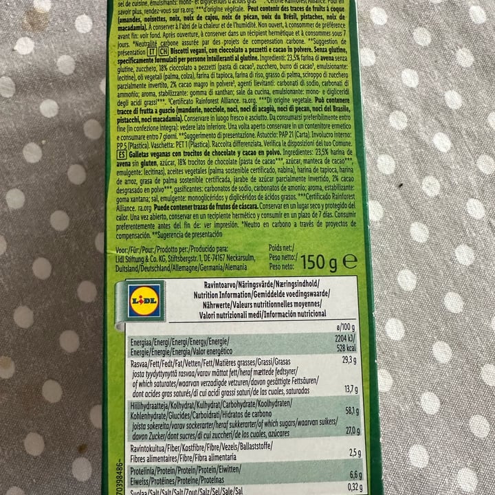 photo of Vemondo oat cookies - chocolate shared by @silviadmb on  24 Sep 2025 - review