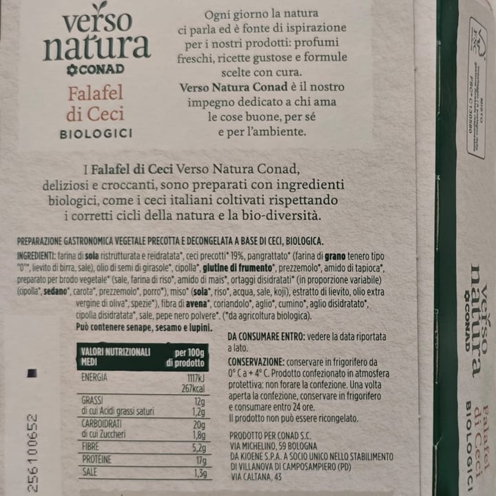 photo of Conad falafel di ceci shared by @spazioverdegreen on  28 Sep 2025 - review