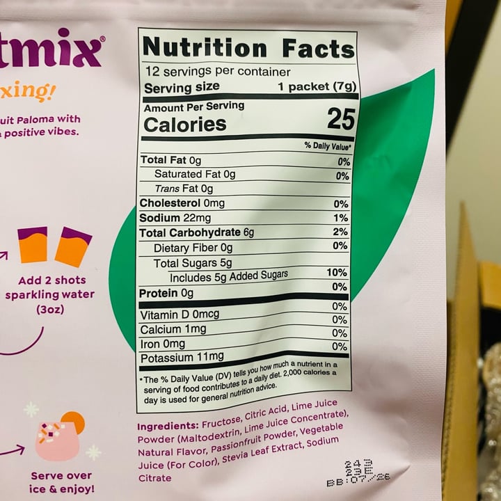 photo of Craftmix Passionfruit Paloma shared by @beckyyy on  18 Sep 2025 - review