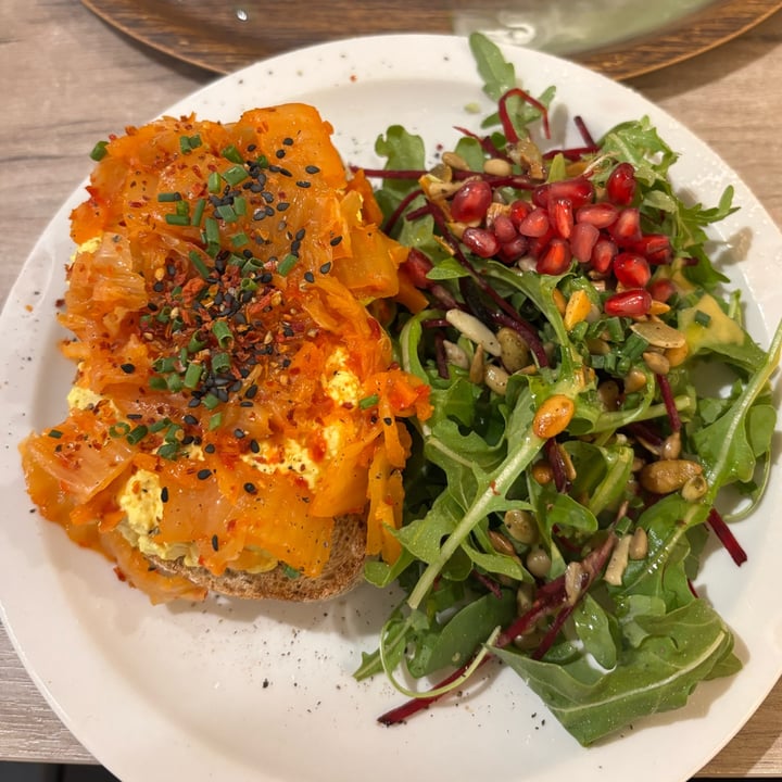 photo of Lucifer Lives Kimchi Egg Salad Toast shared by @acilegna on  23 Aug 2025 - review