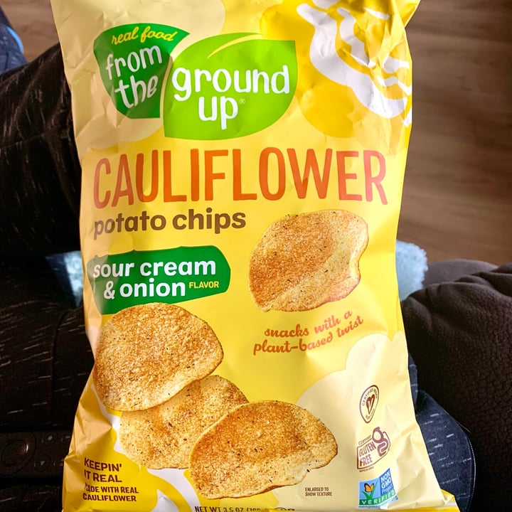 photo of From the ground up Sour Cream & Onion shared by @veganvanman on  13 May 2024 - review