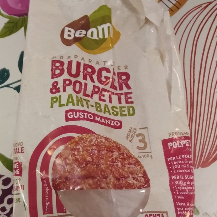 photo of Beamy preparato per burger e polpette plant based al gusto manzo shared by @veggylove on  13 Nov 2024 - review