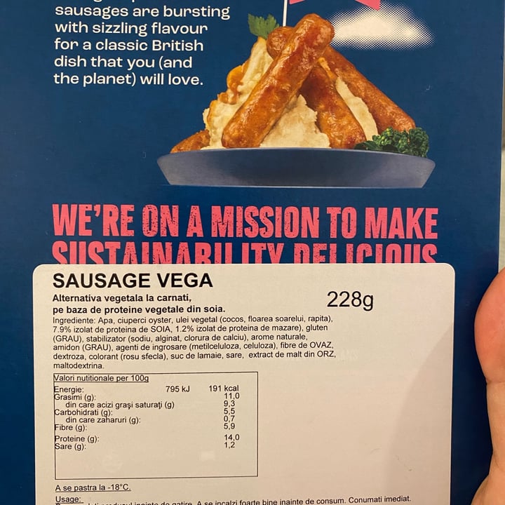 photo of Moving Mountains Plant-Based Sausages shared by @glendaluise on  28 Jul 2025 - review