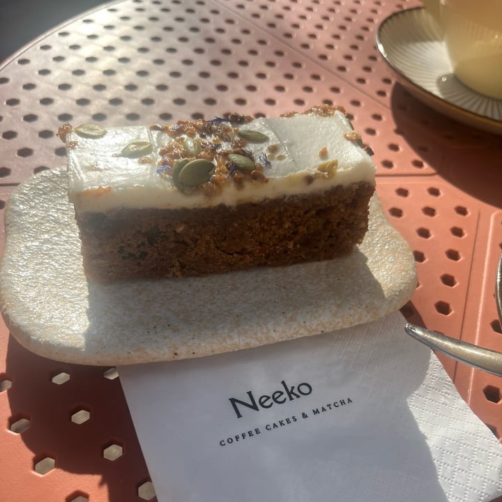photo of Neeko | Speciality Coffee, Cakes and Matcha carrot cake slice shared by @preshasoogrim on  07 Oct 2025 - review