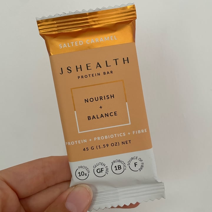 photo of Jshealth Salted caramel protein bar shared by @pauladelriver on  15 Aug 2025 - review