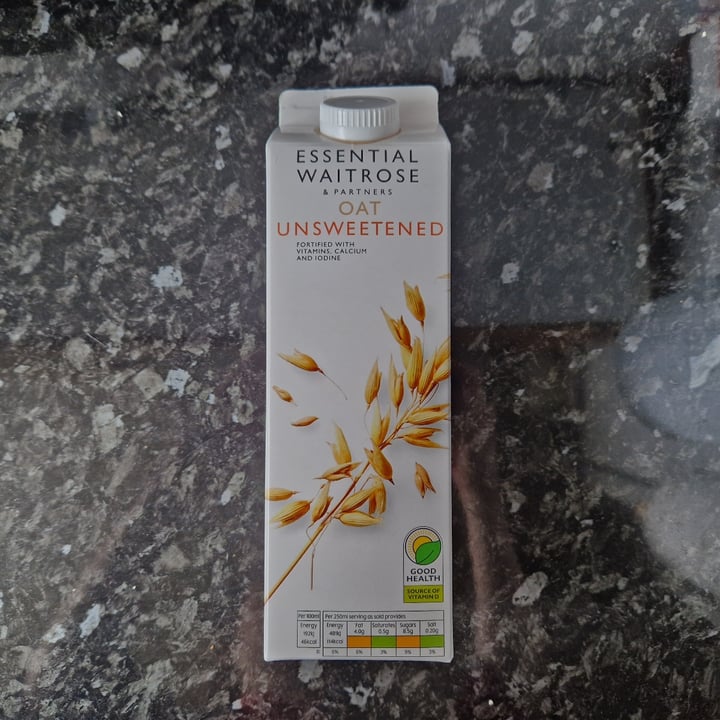 photo of Essential Waitrose & Partners Oat Unsweetened shared by @teae on  04 Oct 2025 - review
