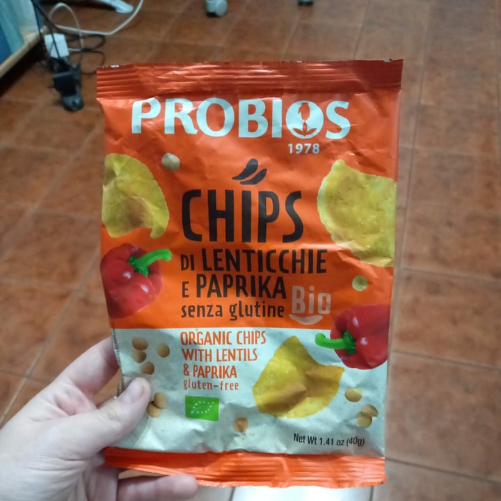 photo of Probios Chips di lenticchie e paprica shared by @barbara1287 on  07 Sep 2025 - review