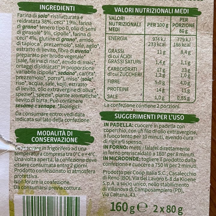photo of Viviverde bio falafel vegetali shared by @antonellaboschi on  08 May 2024 - review