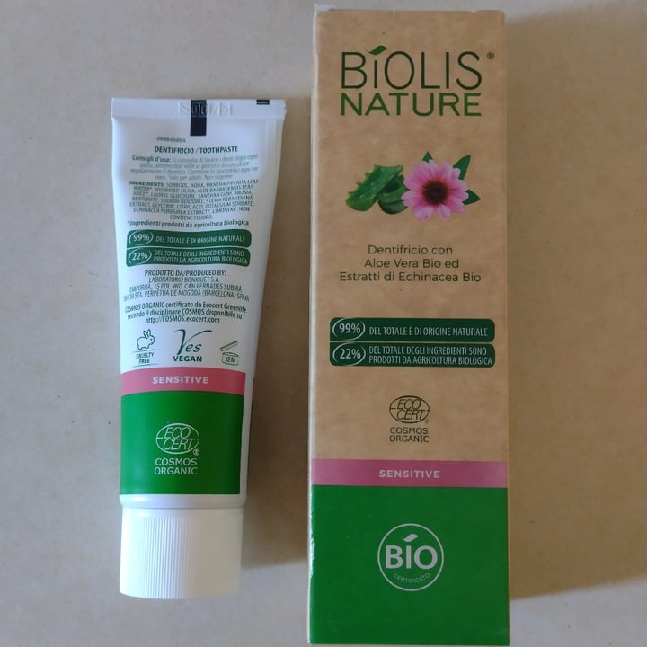 photo of Biolis Nature Dentifricio Sensitive shared by @ziacarmelo on  12 Jan 2024 - review