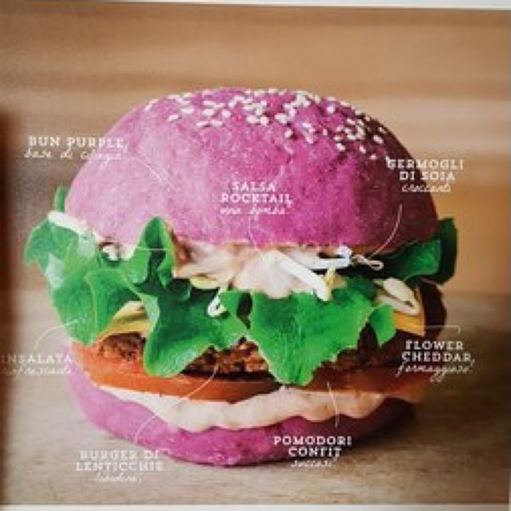 photo of Flower Burger Cherry Bomb shared by @cinziagilmore on  06 Sep 2023 - review