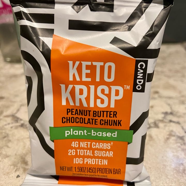 photo of Cando Keto Krisp Peanut Butter Chocolate Chunk shared by @vfct on  27 Aug 2023 - review