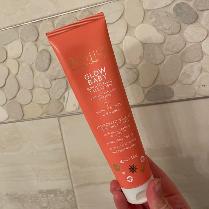 photo of Pacifica Glow baby brightening face wash shared by @veganvanwoman on  03 Apr 2024 - review