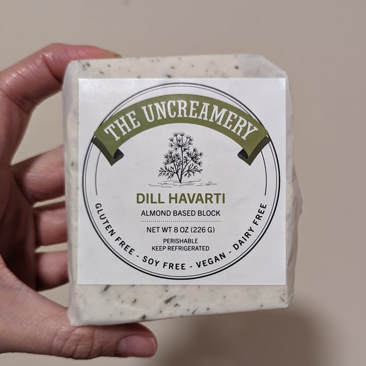 photo of The Uncreamery Dill Havarti Plant-based Cheese shared by @regimack on  03 Mar 2024 - review