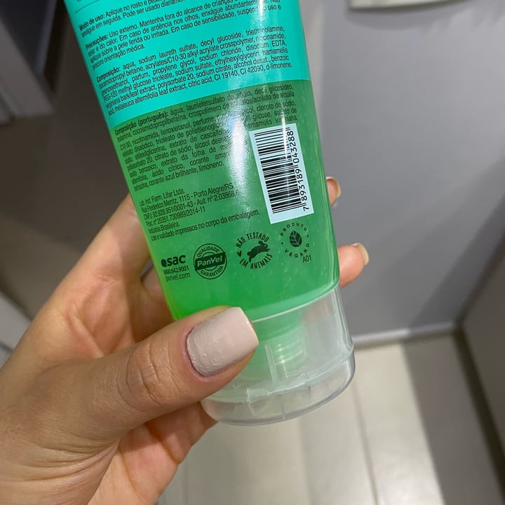 photo of Panvel Gel de limpeza facial shared by @tauanemelo on  13 Feb 2024 - review