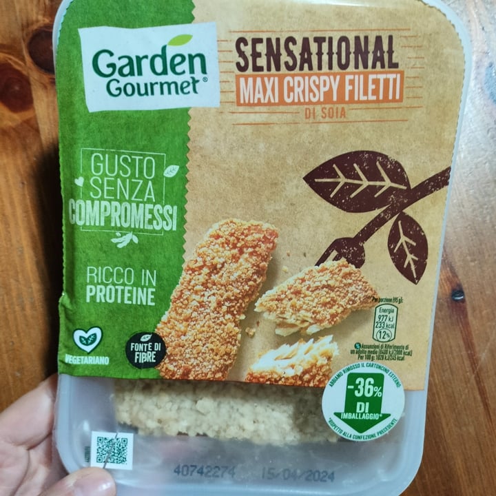 photo of Garden Gourmet sensational maxi crispy filetti soia shared by @bloodymaryai on  14 Apr 2024 - review