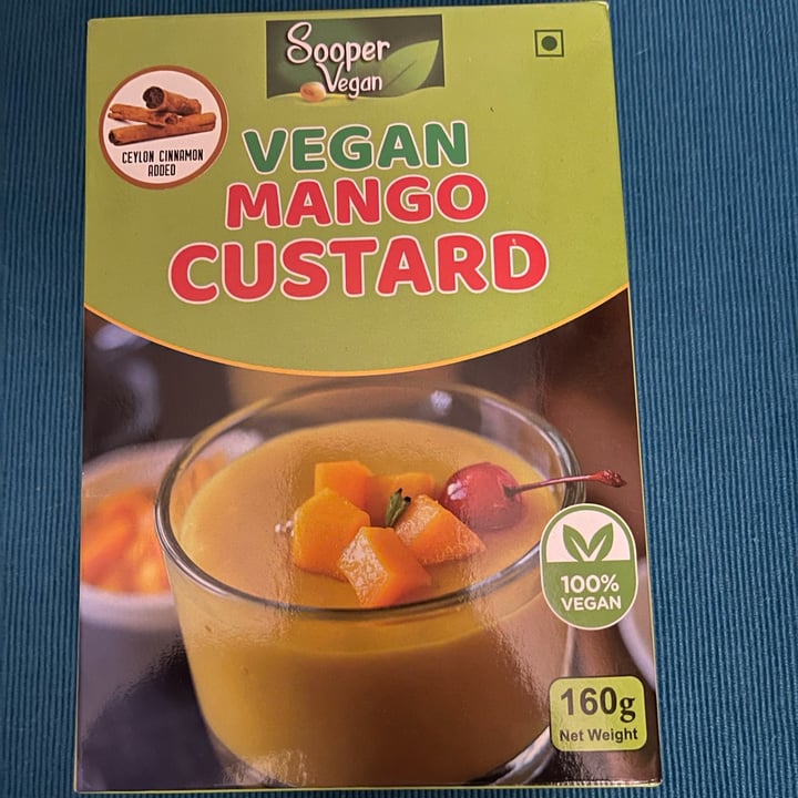 photo of sooper vegan Vegan Mango Custard shared by @paologemma on  14 Mar 2024 - review