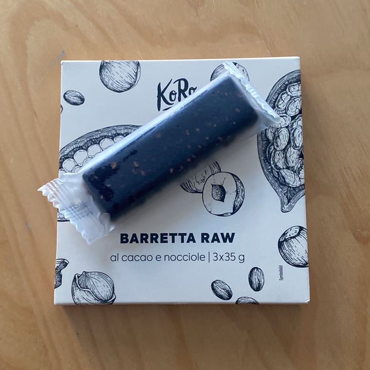 photo of Koro barretta raw al cacao e nocciole shared by @ema79 on  15 Sep 2025 - review