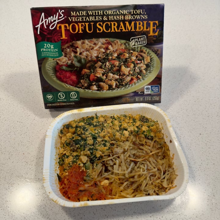 photo of Amy’s Amy’s Tofu Scramble shared by @berryveganplanet on  30 Sep 2023 - review