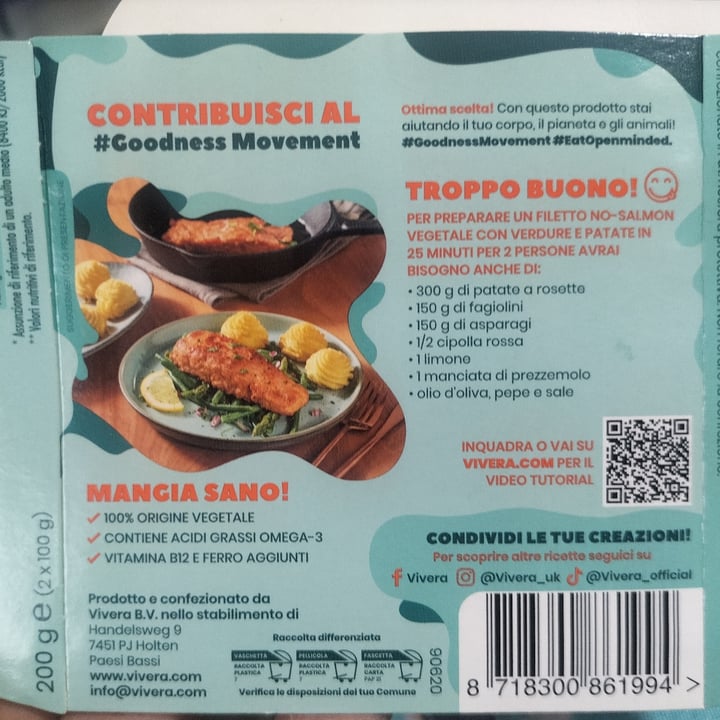 photo of Vivera Filetto No-Salmon Vegetale shared by @bruinichiara on  27 Oct 2024 - review