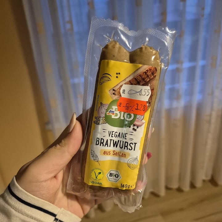 photo of Dm bio vegane bratwurst shared by @flouredfingers on  18 Dec 2024 - review