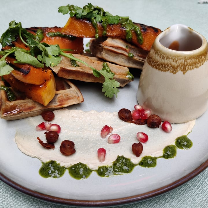 photo of Sacred Grounds Savoury Waffles shared by @redwineandchoc on  31 Oct 2023 - review