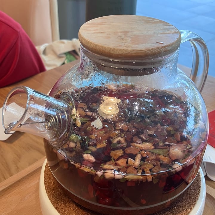 photo of Lotus Café 蓮心食坊 Revitalizing Fruits & Flower Tea With Pineapple Jewel Sugar shared by @veganhubby on  07 Oct 2023 - review