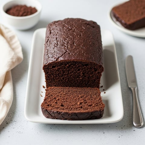 Easy & Deliciously Moist Vegan Chocolate Loaf Cake
