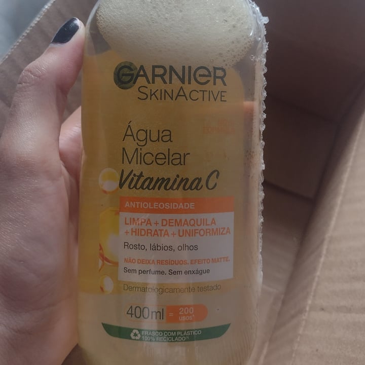 photo of Garnier agua micelar vitamina C shared by @tinawltjd on  22 Feb 2025 - review