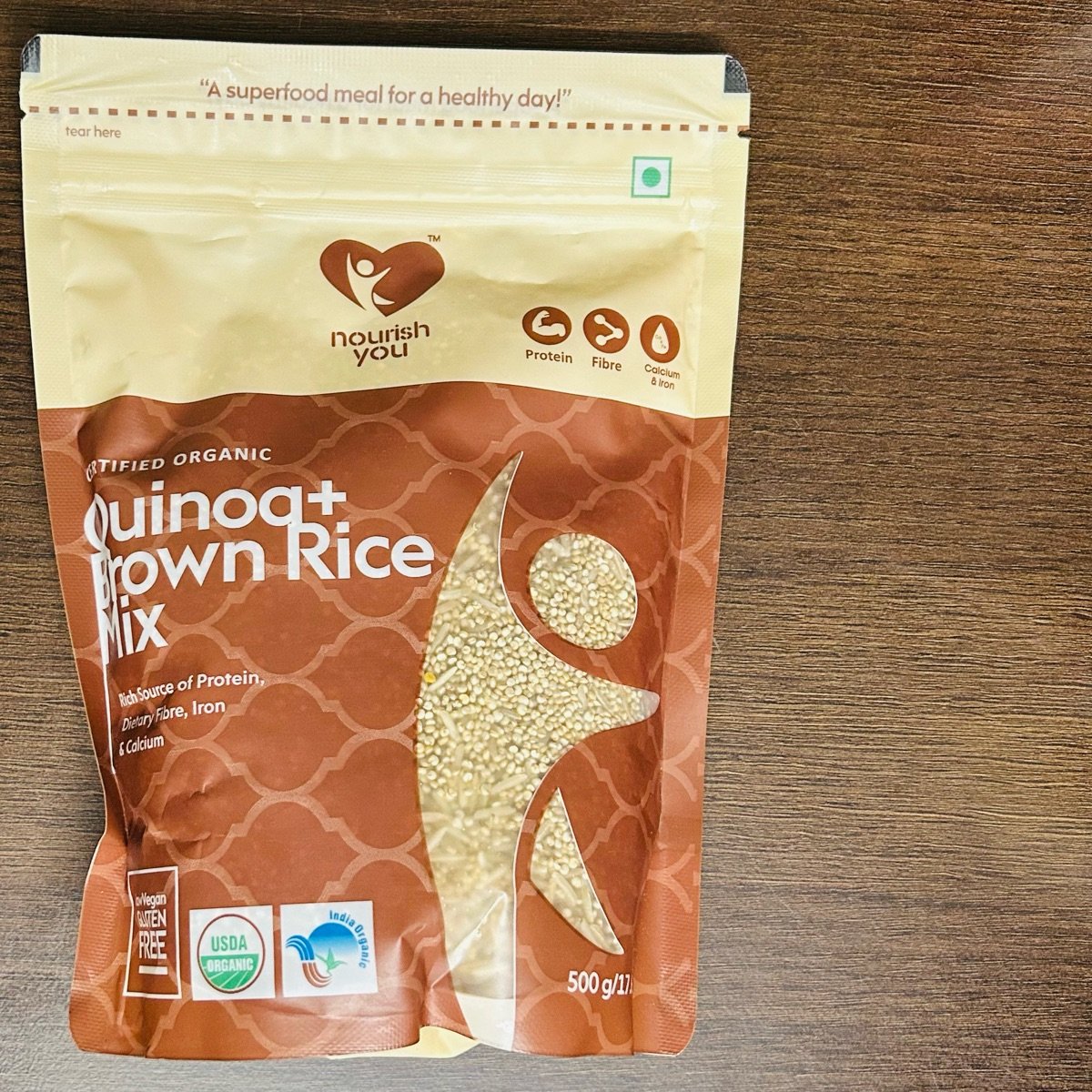 Quinoa + Brown Rice from Nourish You - Vegan Product Reviews & Ratings ...