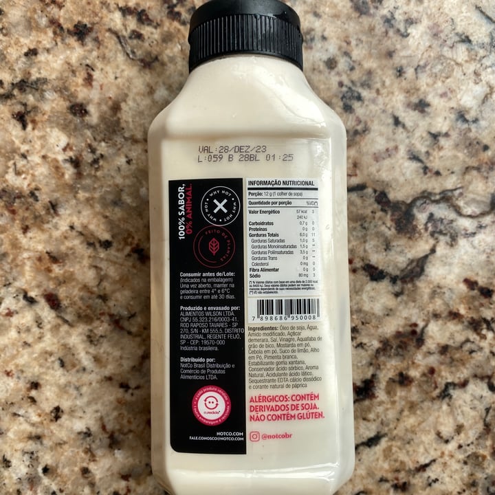 photo of Not Mayo Original shared by @michellesalles on  07 Oct 2023 - review