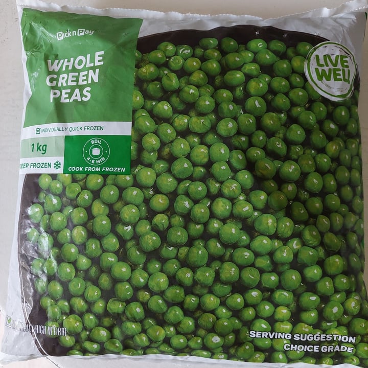 photo of Pick n Pay Frozen Whole Green Peas shared by @hippiegirl on  12 May 2024 - review