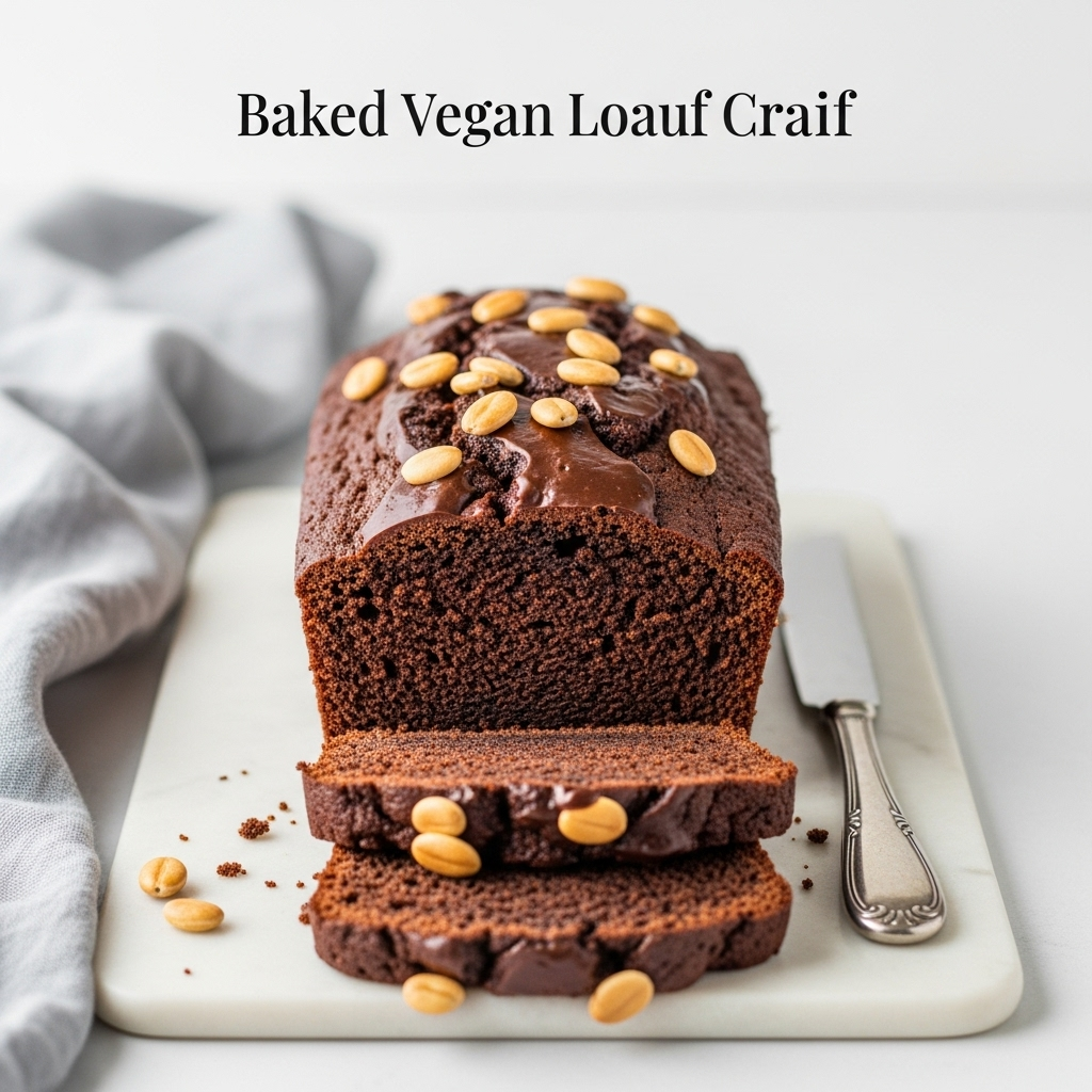 Baked Vegan Chocolate Loaf Cake
