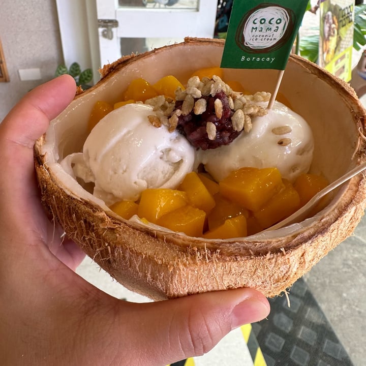 photo of Coco Mama Coconut Ice Cream with Mango shared by @iamavegan-er on  03 Jan 2024 - review