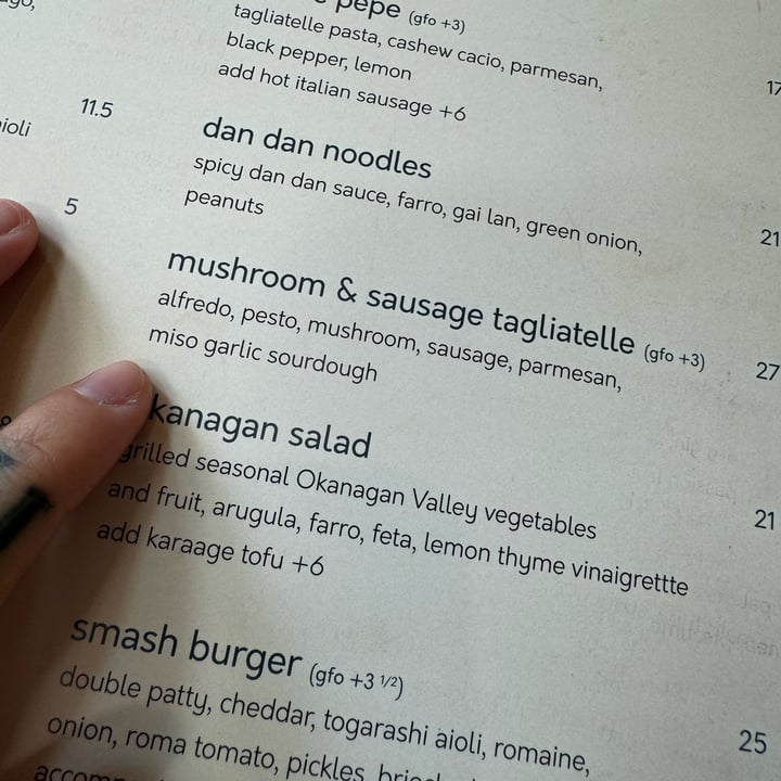 photo of MILA Mushroom + Sausage Tagliatelle shared by @carrieannburns on  06 Sep 2025 - review