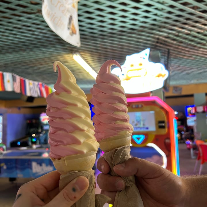 photo of Georgian Grill Strawberry Soft Serve shared by @sarchu on  13 Jul 2025 - review