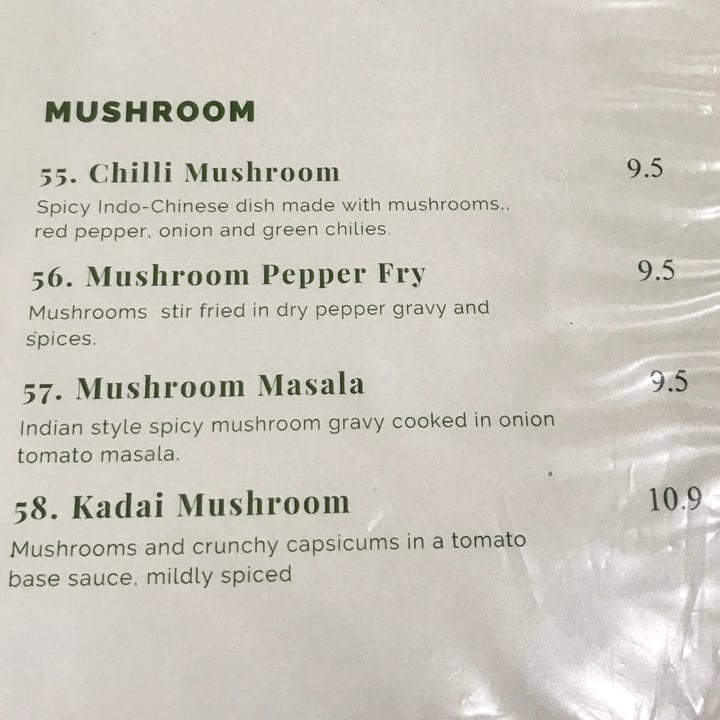 photo of Greenleaf Cafe Pte Ltd Mushroom masala shared by @ziggyradiobear on  20 Aug 2023 - review