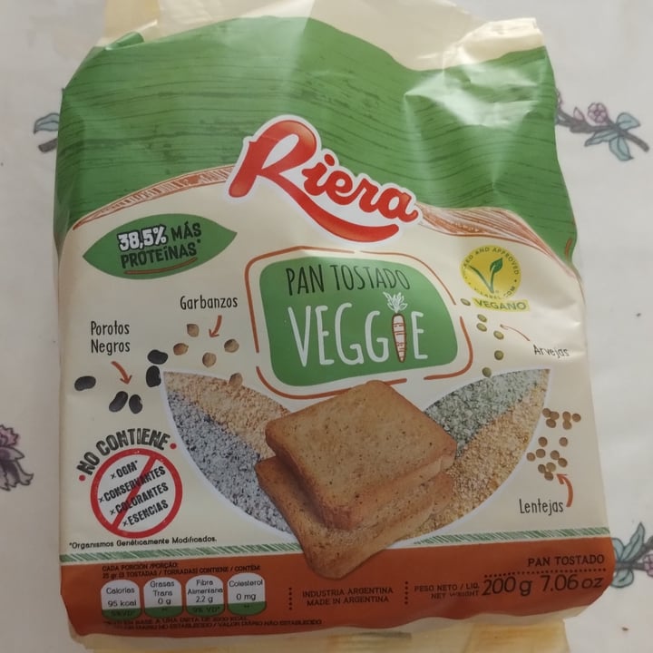 photo of Riera tostadas veganas shared by @luluz on  29 Feb 2024 - review