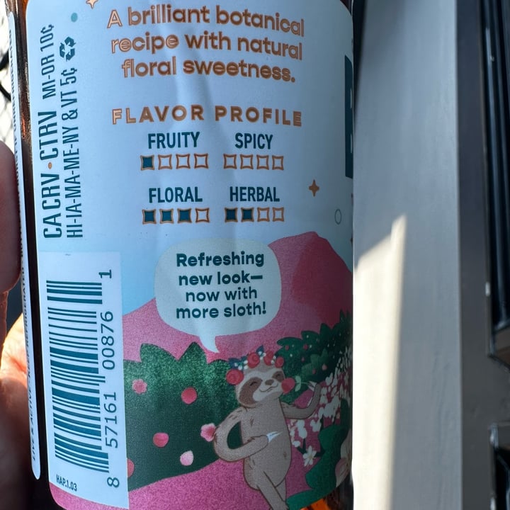 photo of Brew Dr. Kombucha HAPPINESS shared by @berryveganplanet on  19 Sep 2023 - review